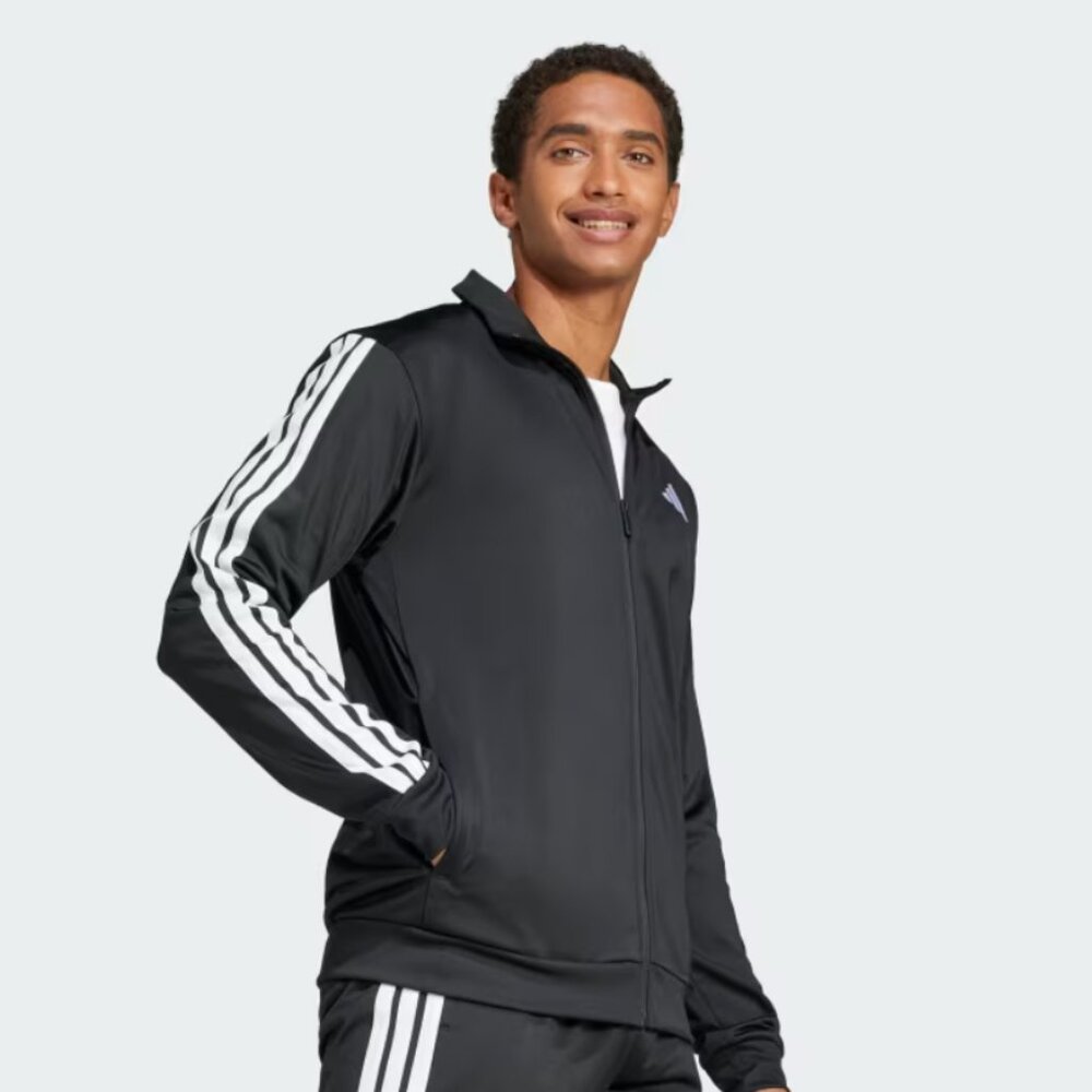 NWTAdidas Mens 3-Stripes Tricot Regular Track Suit Large